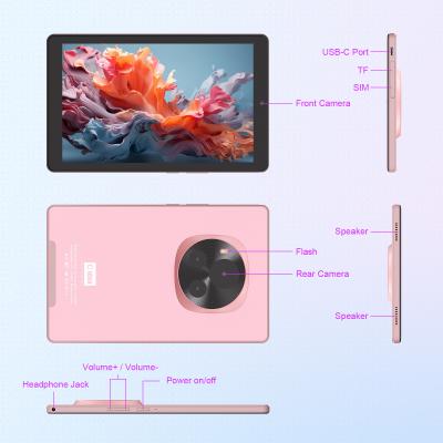 China C ideia Android Tablet IPS tela com suporte SIM 9 polegadas Tablet PC para adolescentes CM935 rosa à venda