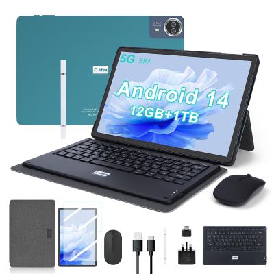 China C Idea 14 Zoll Tablet Großbatterie Smart Tablet PC mit Tastatur und Maus CM14000 plus blau zu verkaufen