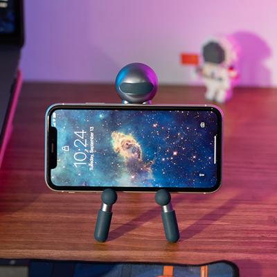 China Creative Adjustable Tablet Stand Phone Metal Angle Stand Rotating Table Vertically Horizontal Non Slip Non Scratch Phone Tripod Mount for sale