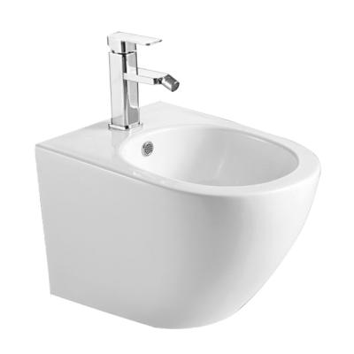 China Modern One Piece Sanitary Ware Wall Mounted Match With European Toilet Sprayer Wall Hung Bidet for sale