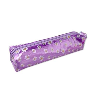 China School Supplies Durable Floral Stationery Bag Pencil Case New Product Pink Makeup Bag for sale