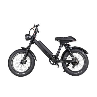 China Big Power 500W Aluminum Alloy Electric Bike 48V 15Ah Powerful Motor Bike 20 Inch Electric Cargo Bike for sale