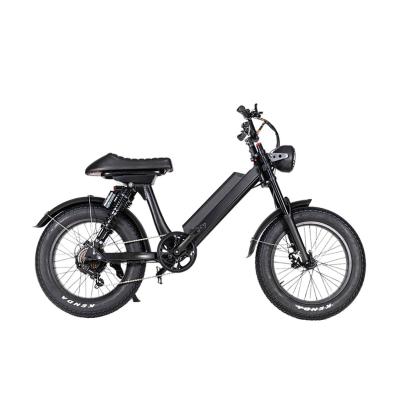 China Aluminum alloy us warehouse super fat tire electric bicycle for road or mountain riding with suspension electric bike for sale