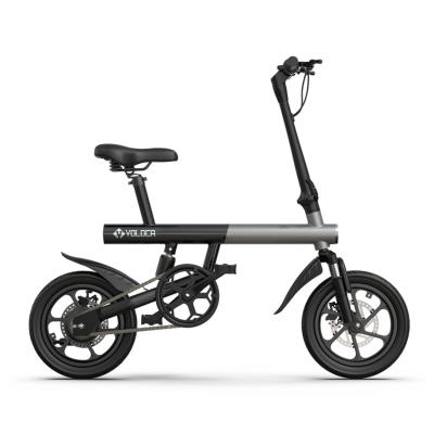 China Aluminum Alloy Yoloca 14 Inch Fat Tire Folding Assist Electric Bike 36V 350W 25Km/H Electric Bicycle Outdoor for sale