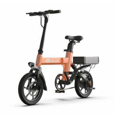 China 2022 14 Inch Cheap Aluminum Tire E Electric Bicycle 350W 36V Wholesale Importer Electric Bicycle for sale