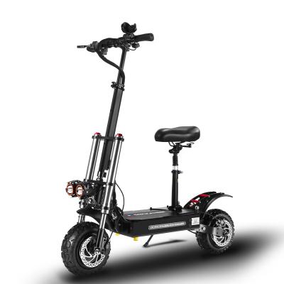 China 60V 5600W Electric Scooter Share Double Motor 100Km/h One Wheel Unisex Electric Scooter 28Ah 38.4Ah Motor for sale