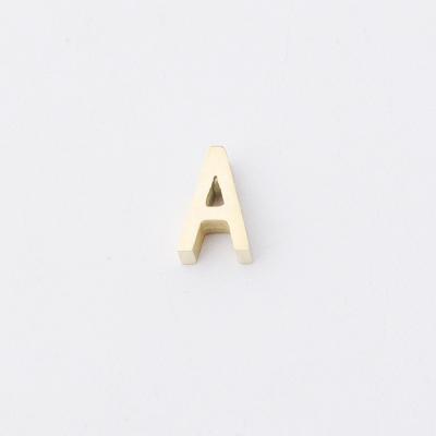 China Europe Plating A-Z Initial Letters Pendant Necklace For Women Stainless Steel Pendants for sale