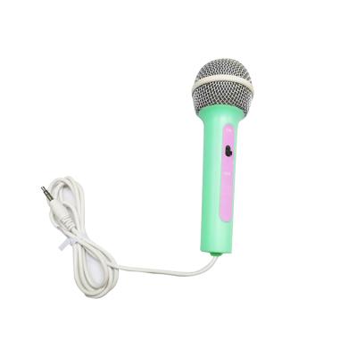 China Custom Made High Quality Universal Children Mini ABS Factory Candy Color Microphone for sale