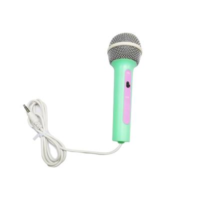 China Custom Design ABS New Best Wired Handheld Plastic Microphone Mic For Gifts for sale