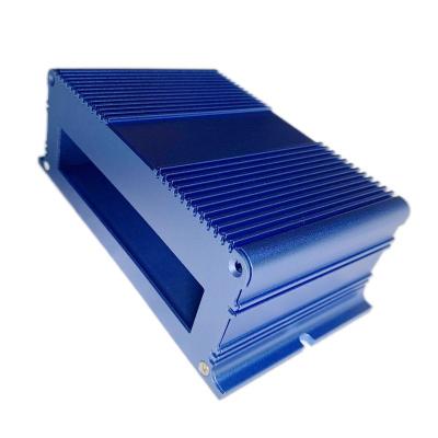 China Heat Sink 160x57.3 mm Aluminum Profile Factory Customize Aluminium Extruded Enclosure For PCB Board for sale