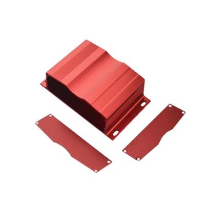 China Heat Sink 129x30 mm Aluminum Extrusion Enclosure Power Shell Project Case Box Electrical Aluminum Box for sale