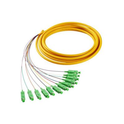 China (Data Center) G652D, LSZH, SC/APC Breakout Bunchy Jumper Fiber Optic Patchcord Pigtails Fanout Cable for sale