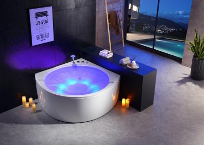 China Corner Massage Bathtub With Circle Waterfall for sale