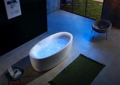 China Bathtub With One Piece Led Bottom Light Bubble Bath for sale