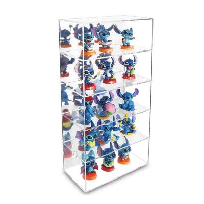 China Factory Customized Low Price Durable Acrylic Doll Display Cabinet Acrylic Display Rack for sale