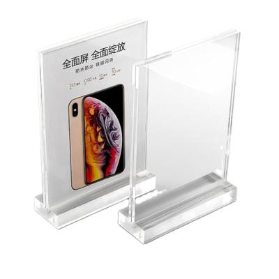 China Shopping Malls Acrylic Acrylic Medicine Display Stand Menu Holder A4 Table Shopping Malls, Showrooms Zhenshun Accept CN; GUA Zs-116 50pcs for sale