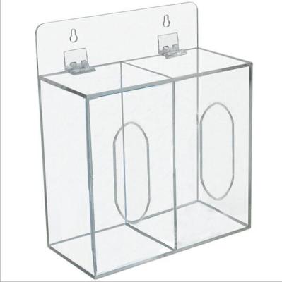 China Upscale Clear Acrylic Mask Storage Box for sale