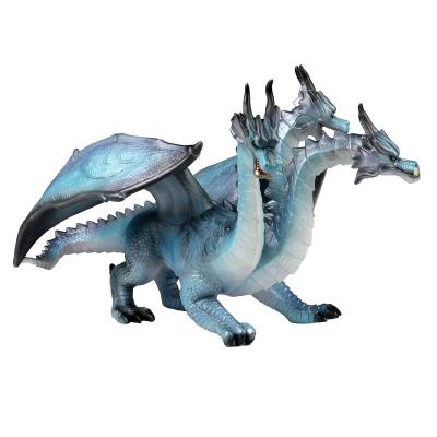 China Decoration Role Play Pretend Original Realistic Dinosaur Hydreigon Dinosaur Soft Vinyl Mythology Game 9163 Design Model Toys King Ghidorah Animal Action Number For Decor for sale