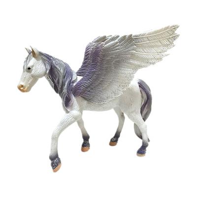 China Kids Toy Simulation Unicorn Vinyl Toy Lifelike Animal Set Plastic Cartoon Animals for sale