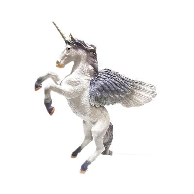 China Assembled Baby Plastic Unicorn Toy Lovely Unicon Toy Gift For Girl Soft Cartoon PVC Horse Product for sale