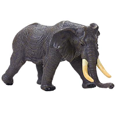 China High African Elephant Loxodontaafricann Toys PVC BSCI wild animal model of ROTO simulation education toys models original design cognitive figures for sale