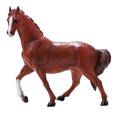 China Soft Vinyl Customs Education Toys Soft PVC Simulation Animal Toys Safe Arabian Horse Gifts For Kids for sale