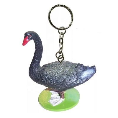 China Wholesale Colorful Key Chain Bag Pendant Toy Cygnet Goose Key Ring Cartoon Swan Gift Pendant Key Chain For Promotional Gift for sale