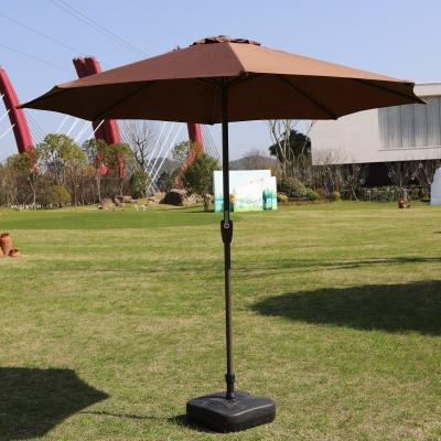 China Modern Outdoor Modern Garden Parasol DIA270cm Hot Selling Full Steel Patio Umbrella for sale