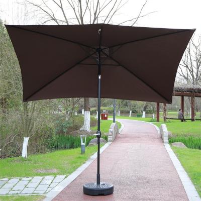 China Factory Hot Sale 2x3m Modern Commercial Outdoor Patio Awning Rectangular Garden Umbrella for sale