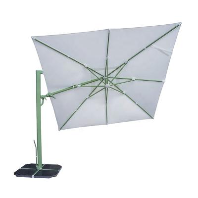 China 3*3M Luxury Outdoor Modern Square Type Garden Roman Umbrella Patio Umbrella for sale