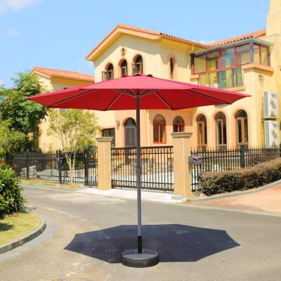 China Large Modern Outdoor Custom Professional Aluminum Umbrellas Picnic Sun Umbrella Patio Parasol for sale