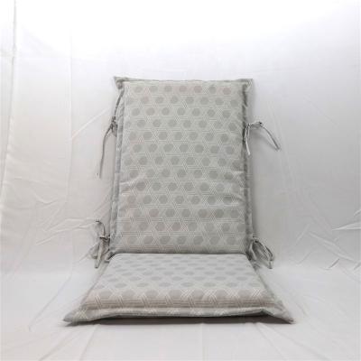 China Flame Retardant Flame Retardants Accept Customization Gray And White Pattern Recycle Lightweight Waterproof Replacement Relax Chair Pad Cushion For Daily Use for sale