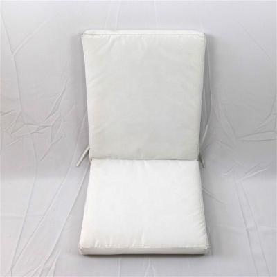 China Fashion design flame retardant white knitted fire retardant waterproof soft relax chair pad cushion for indoor and outdoor use for sale