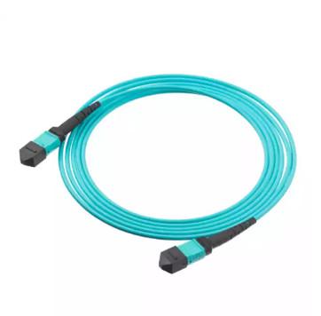 China Low Loss MPO  3.0mm Om3 OM4 OM5 LSZH Fiber Optic MPO Patch Cord MPO Cable MPO Connector for sale