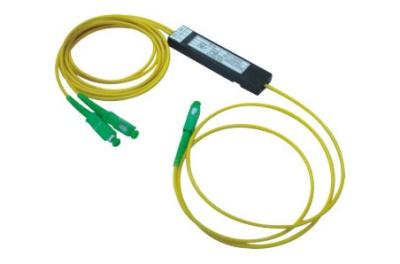 China 3port pérdida de vuelta divisor de la fibra óptica de >45dB 1x2, de 1x4 y de 1x n para el sistema de comunicación óptica en venta