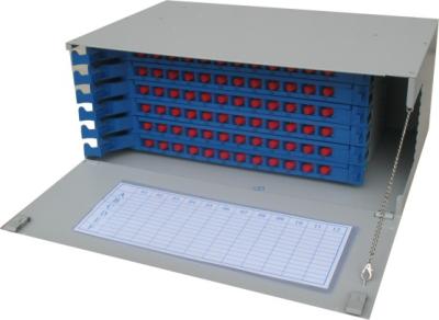 China FC,SC,ST,LC optinal 12 Cores, 24 Cores, 36 Cores Rack-mount Fiber ODF 49 x 30.5cm for sale