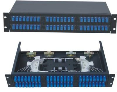 China GPZ / RM - SC48 Rack-Mounted Fiber Optic Patch Panel 480 * 250 * 2U for sale