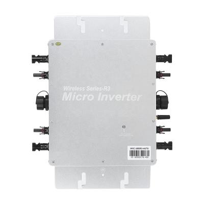 China WVC-1600W Solar Micro Grid Tie Inverter 1600W Wireless Micro Solar Converter DC22-60V To AC120V 230V Auto Switch 370mm*300mm*41.6mm for sale