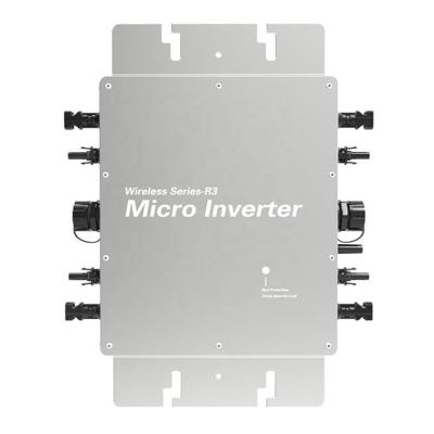 China WVC-2000W MPPT Solar Grid Tie Inverter 2000W For 4 Circuits Input PV Panels DC 22-60V In AC 220V 110V Auto Switch With WiFi APP 370mm*300mm*41.6mm for sale