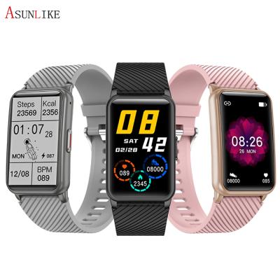 China 2021 New Arrival H96 Touch Screen BT Touch Screen BT Phone Call Step Count Heart Rate Sleep Monitor Waterproof Band Sports Wristband for sale