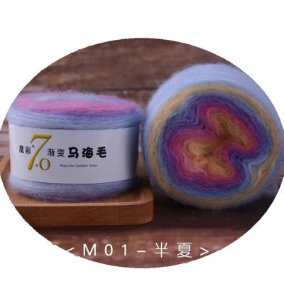 China China factory wool mohair yarn dyed wool yarn wholesale for sale for sale