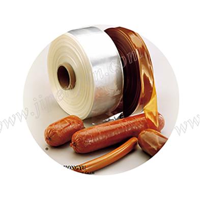 China Permeable for Smoking New Design Sausage Casing Pipe Pelling Copy Around Shape Sausage Casings Bubbled Sausage Casings for sale