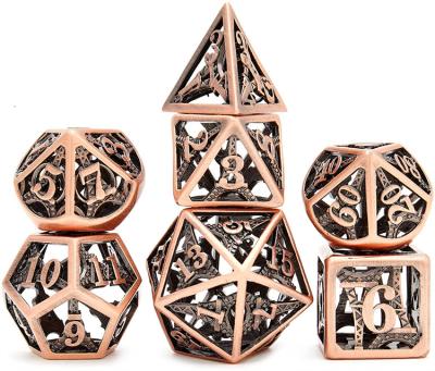 China Custom Dies Metal Dnd Die Cut Stacking Set Role Playing Dungeons And Dragons Board Game Entertainment Dice 18 mm for sale