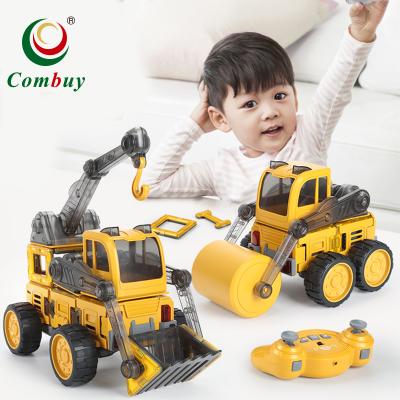 China Multiple Activities Radio Control Tiles Blocks Engineering Magnetic Truck Building Toys for sale