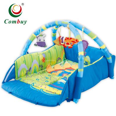 China Soft Toy Sleeping Activity Gym Play Baby Play Mat with Toys for sale