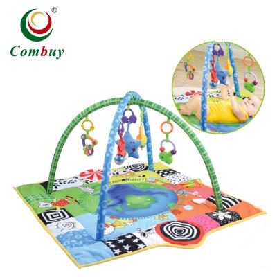 China 105cm Large Soft Soft Play Mat Baby Gym Activity With Toys for sale