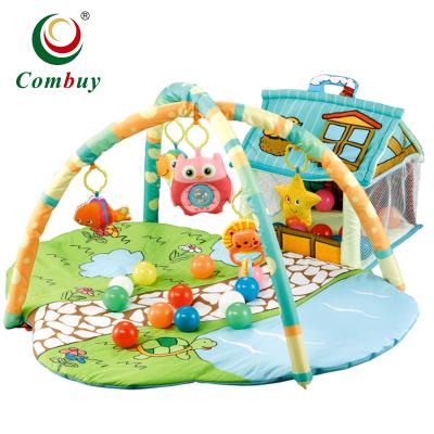 China Baby Play Mat Tent Vitality Fitness Activity Gym Baby Play Mat Soft Baby Play Mat Kids for sale