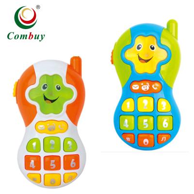 China Bring Joyful Music Plastic Quilt Baby Toy Mobile Phone With 12PCS for sale