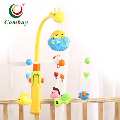 China Toy Hanging Battery Operated Toys Bell Electric Baby Crib Hutch Deer Musical Mobile for sale