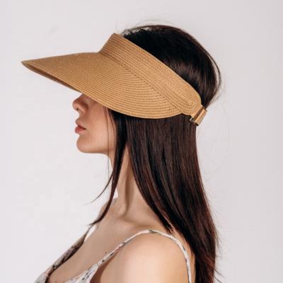 China Wholesale Women's Straw Hat Summer Natural Soft Straw Hat Sunshade Straw Hat image design news for sale